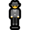 Man in Business Suit Levitating emoji on Microsoft